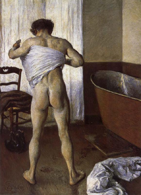 Gustave Caillebotte The man in the bath France oil painting art